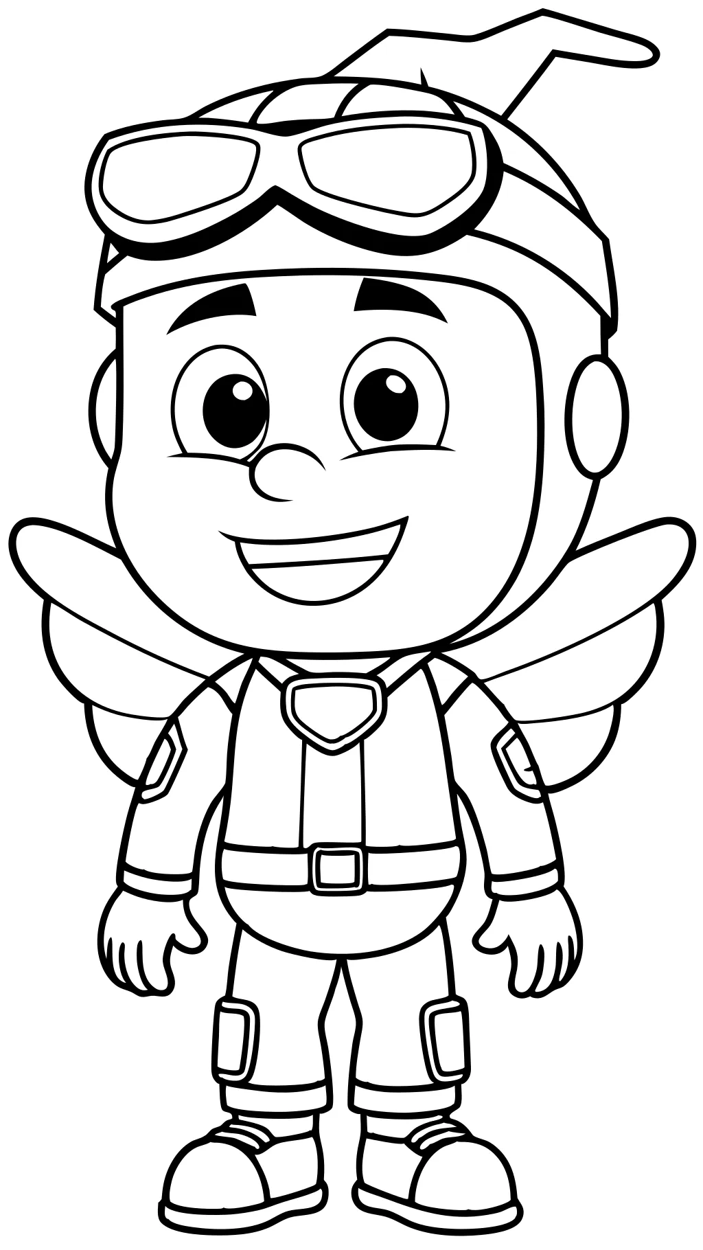 super wing coloring pages